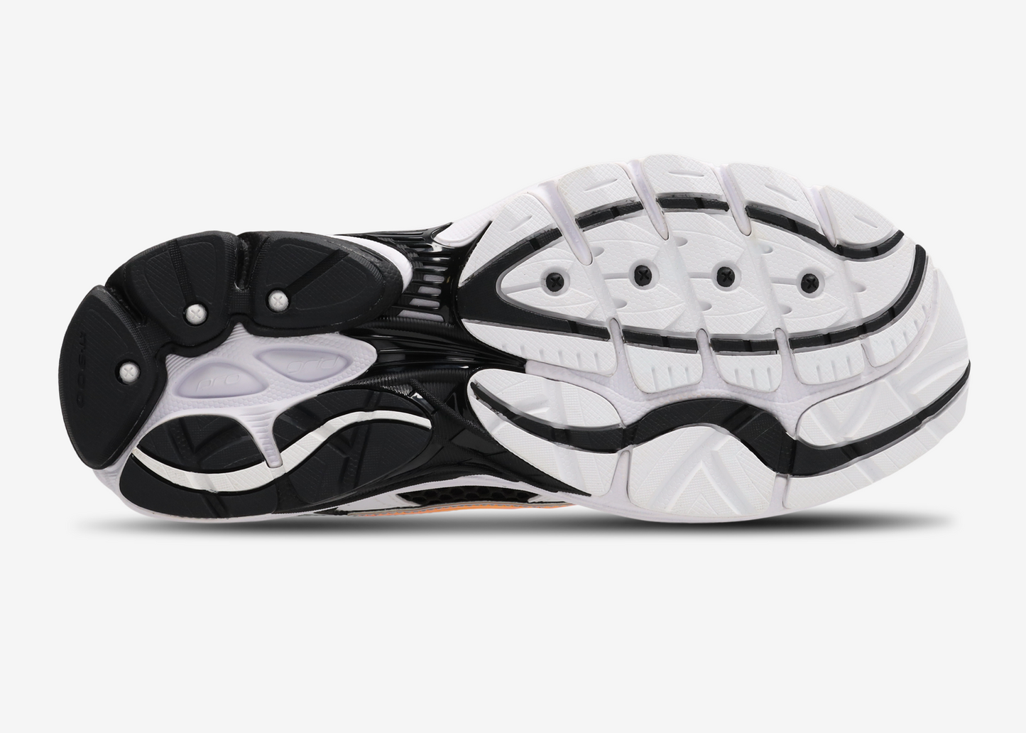 Saucony ProGrid Omni 9 Speed Shades White Black Orange