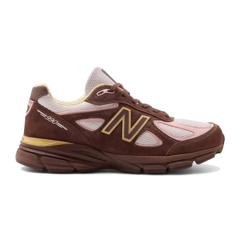 New Balance 990v4 MiUSA Pumpernickel Pink Chalk