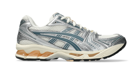 ASICS Gel-Kayano 14 Birch Pure Silver Teal Gold