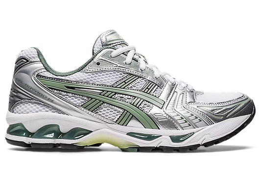 ASICS Gel-Kayano 14 White Pure Silver Slate Grey Sage