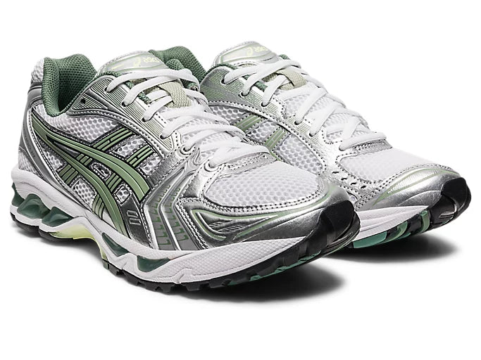 ASICS Gel-Kayano 14 White Pure Silver Slate Grey Sage