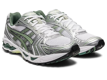 ASICS Gel-Kayano 14 White Pure Silver Slate Grey Sage