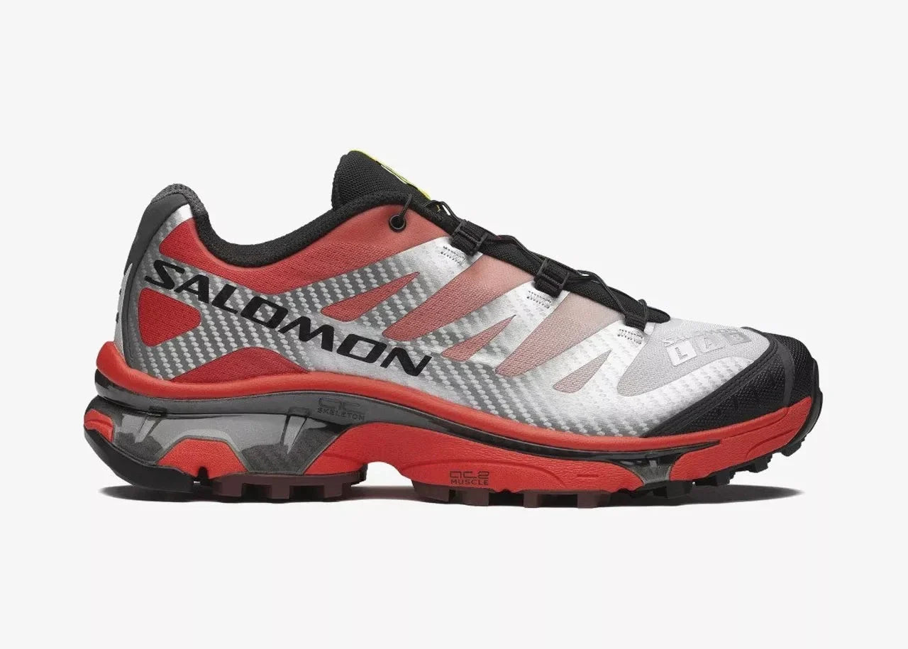 Salomon XT-4 OG Silver Black Fiery Red