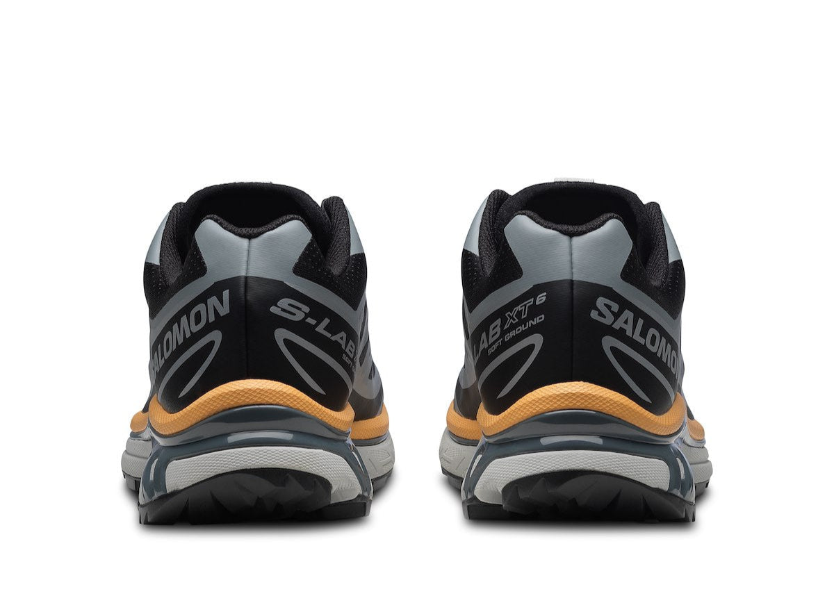 Salomon XT6 Black Silver Warm Apricot