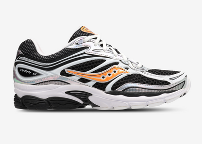 Saucony ProGrid Omni 9 Speed Shades White Black Orange