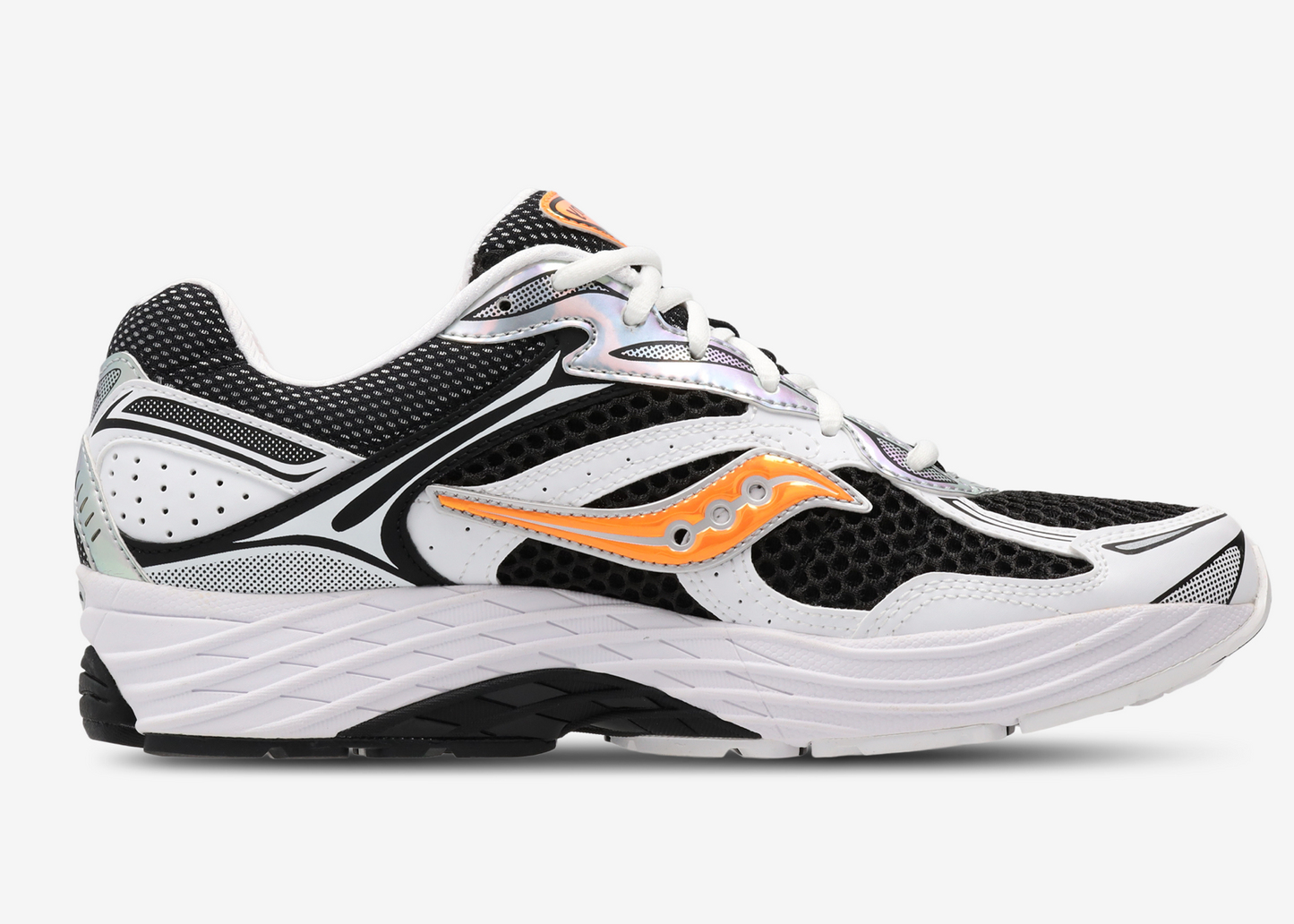 Saucony ProGrid Omni 9 Speed Shades White Black Orange
