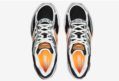 Saucony ProGrid Omni 9 Speed Shades White Black Orange