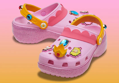 Crocs Classic Platform Clog Super Mario Bros. Princess Peach