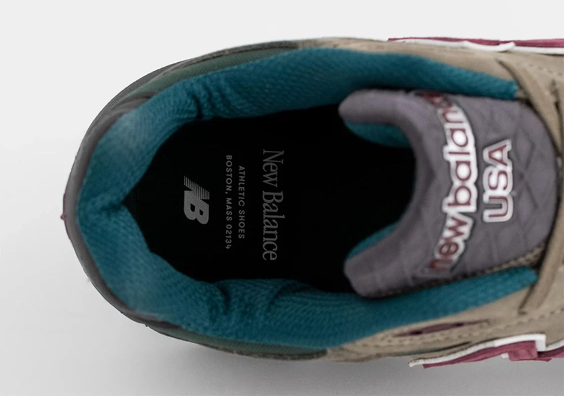 New Balance 990v3 MiUSA Teddy Santis Green Purple