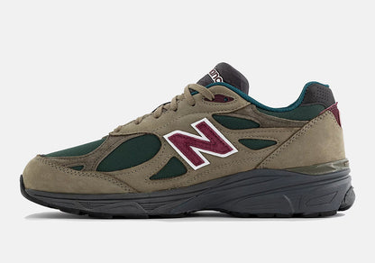 New Balance 990v3 MiUSA Teddy Santis Green Purple