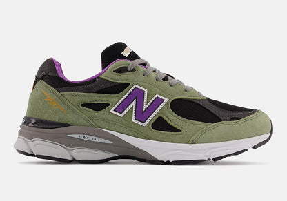 New Balance 990v3 MiUSA Teddy Santis Green Purple