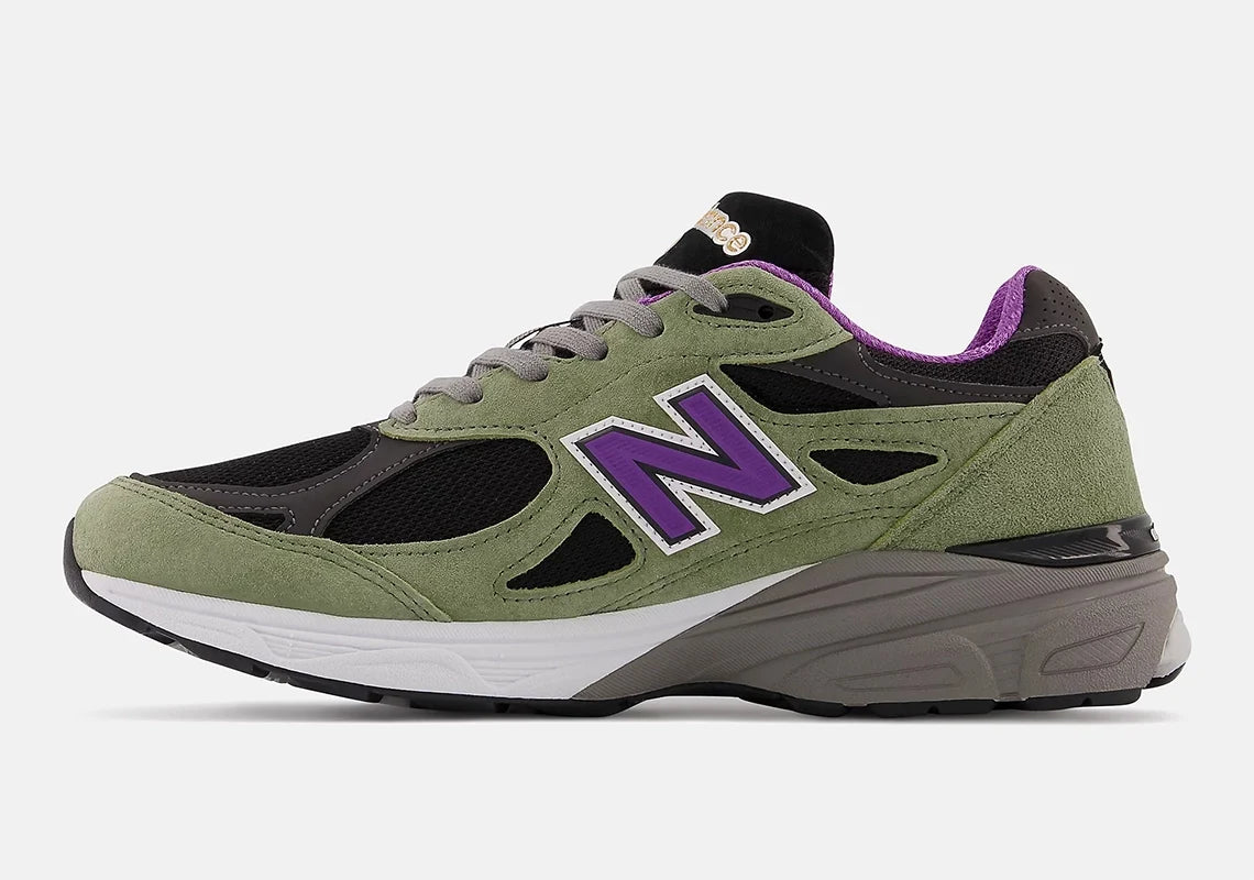 New Balance 990v3 MiUSA Teddy Santis Green Purple