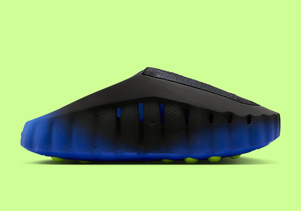 Nike Mind 001 Flyknit Slide Hyper Royal Black