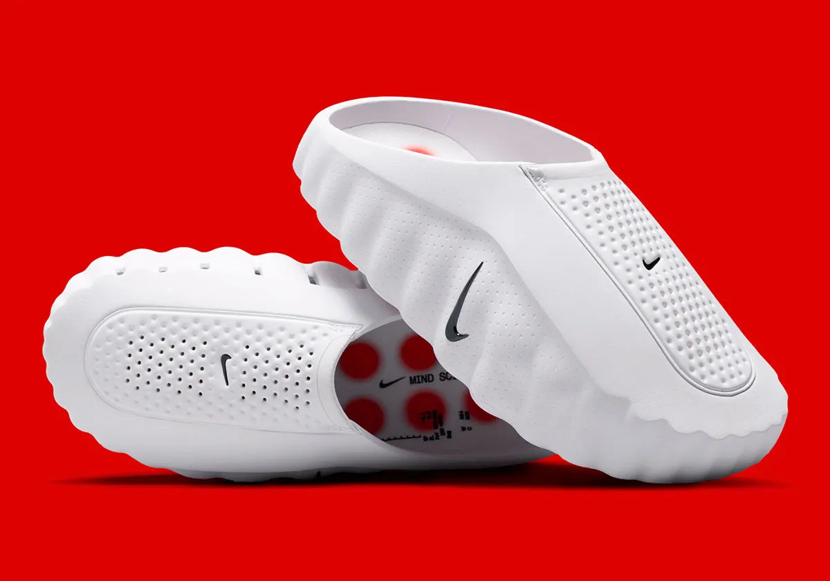 Nike Mind 001 Slide White Speed Red