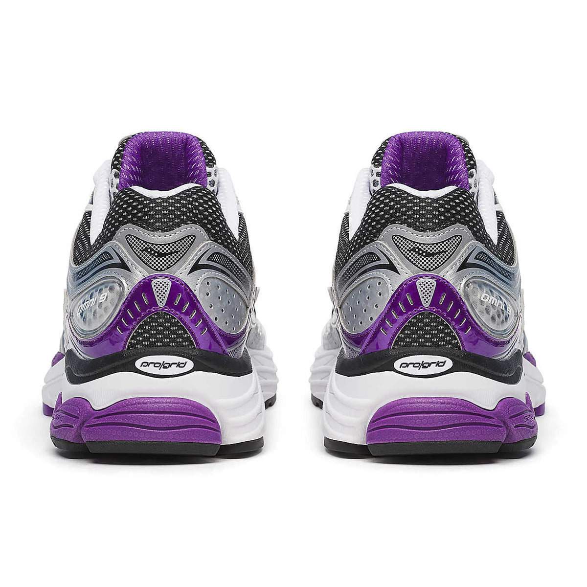 Saucony ProGrid Omni 9 White Black Silver Purple