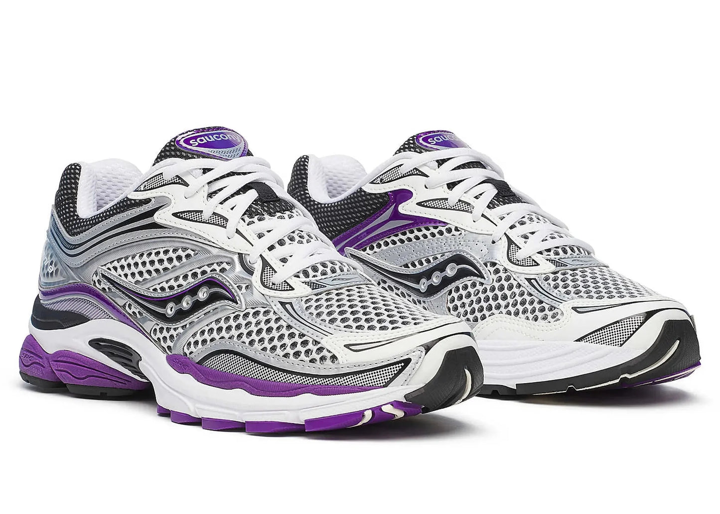 Saucony ProGrid Omni 9 White Black Silver Purple
