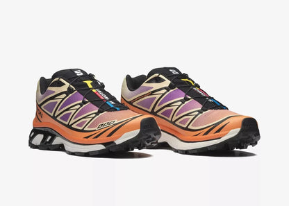 Salomon XT-6 Black Almond Dragon Fire